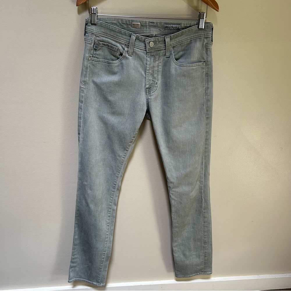 AG x Theory~ Men’s Matchbox Slim Straight Denim Jeans 30 x 35” inseam ~ *flaw